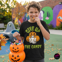 Grappige Geest Geeft De Snoep Op Halloween