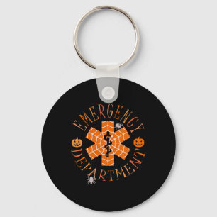 Grappige geest Halloween Emergency Department Er C Sleutelhanger