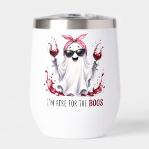 Grappige Geest Halloween Hier Voor de Boos Spoken