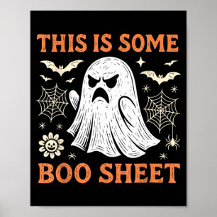 Grappige Geest Halloween Kostuum Boe Vel Spoken Poster