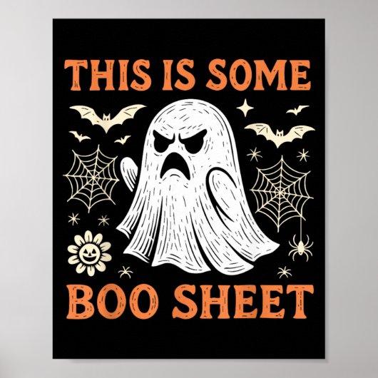 Grappige Geest Halloween Kostuum Boe Vel Spoken Poster (Voorkant)