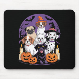 Grappige Geest Hond Halloween Shirt Halloween Hond Muismat