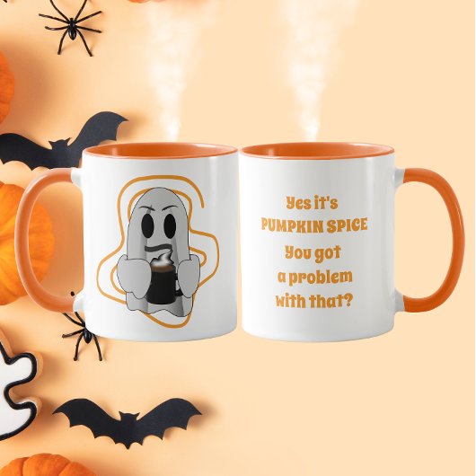 Grappige Geest Pumpkin Spice Latte Mok