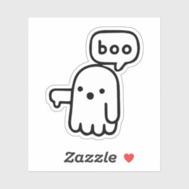 Grappige geest van afkeuring boek! sticker