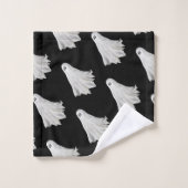 Grappige geest van Halloween verleden tekening Bad Handdoek (Wasdoekje)