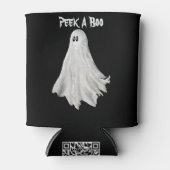 Grappige geest van Halloween verleden tekening Blikjeskoeler (Voorkant)