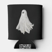 Grappige geest van Halloween verleden tekening Blikjeskoeler (Achterkant)