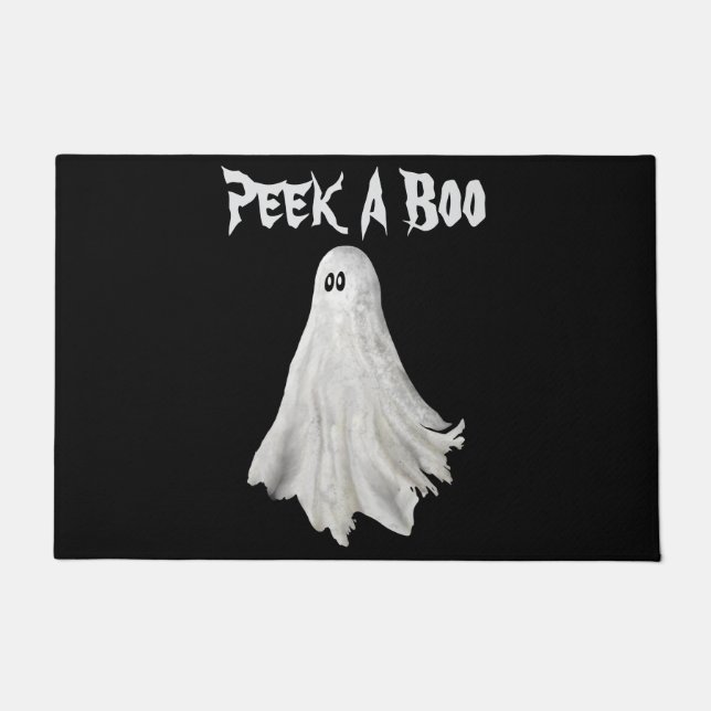 Grappige geest van Halloween verleden tekening Deurmat (Voorkant)