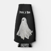 Grappige geest van Halloween verleden tekening Flesjeskoeler (Voorkant)