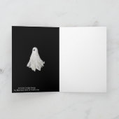 Grappige geest van Halloween verleden tekening Kaart (Binnen)