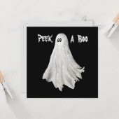 Grappige geest van Halloween verleden tekening Kaart (Voorkant / Achterkant in situ)