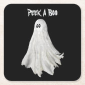 Grappige geest van Halloween verleden tekening Kartonnen Onderzetters (Voorkant)