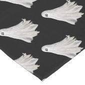 Grappige geest van Halloween verleden tekening Korte Tafelloper (Hoek)