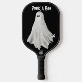 Grappige geest van Halloween verleden tekening Pickleball Paddle