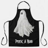Grappige geest van Halloween verleden tekening Sch Schort (Voorkant)