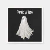 Grappige geest van Halloween verleden tekening Servet (Voorkant)