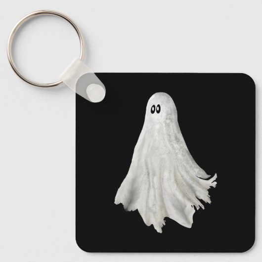 Grappige geest van Halloween verleden tekening Sleutelhanger (Voorkant)
