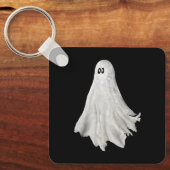 Grappige geest van Halloween verleden tekening Sleutelhanger (Voorkant)