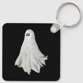 Grappige geest van Halloween verleden tekening Sleutelhanger (Achterkant)