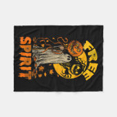 Grappige geest voor Halloween Fleece Deken (Voorkant (Horizontaal))