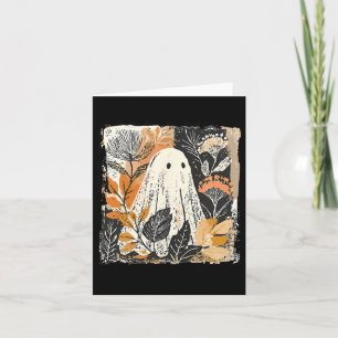 Grappige Geest Wilde Bloem Griezelig Seizoen Geluk Kaart