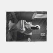 Grappige geest zitten in toilet fleece deken (Voorkant (Horizontaal))