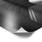 Grappige geest zitten in toilet foto afdruk (Hoek)