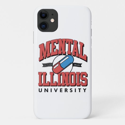 Grappige geestelijke gezondheid Case-Mate iPhone case (Achterkant)