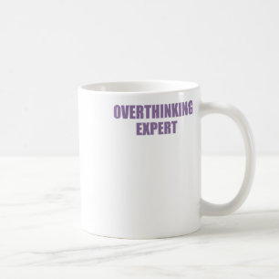 Grappige geestelijke gezondheid citaat overdenken koffiemok