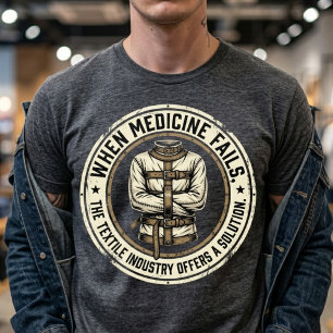 Grappige geestelijke gezondheid humor dwangbuis t-shirt