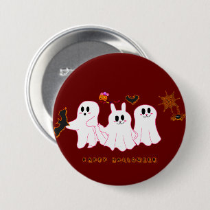 Grappige geesten die poseren voor een foto-knop ronde button 7,6 cm