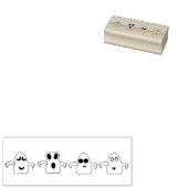 Grappige geesten illustratie art stempel (Gestempeld)