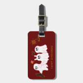 Grappige geesten poseren voor een Afbeelding | BAG Bagagelabel (Voorkant verticaal)