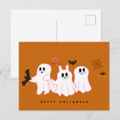 Grappige geesten poseren voor een Afbeelding Brief Feestdagenkaart (Voorkant / Achterkant)