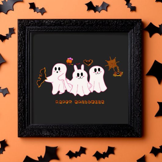 Grappige geesten poseren voor een Afbeelding | POS Poster