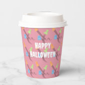 Grappige geesten voor een leuke Halloween  Papieren Bekers (Achterkant)