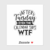 Grappige geestige sarcastische Gezegden Sticker (Vel)