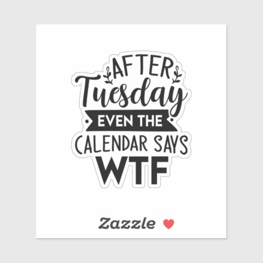 Grappige geestige sarcastische Gezegden Sticker (Vel)