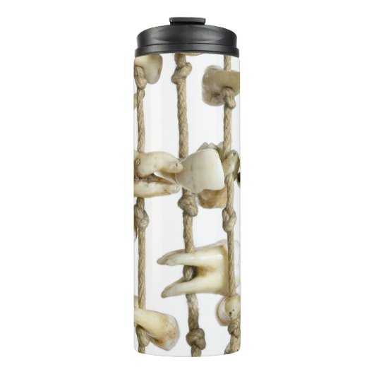 Grappige geëxtraheerde tanden Tandheelkunde Tandar Thermosbeker (Voorkant)