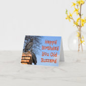 Grappige GEFELICITEERD MET JE VERJAARDAG OUWE GRIE Kaart (Gele Bloem)