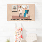 Grappige Gefeliciteerd Pensioen Banner (Insitu)