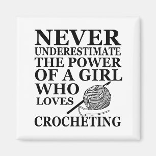 Grappige gehaakte citaten haaksters cadeau magneet