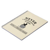 Grappige gehaakte citaten haaksters cadeau notitieboek (Linkerzijde)