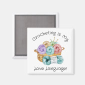 Grappige gehaakte custom magneet (Voorkant / Achterkant)