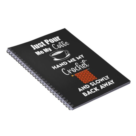 Grappige gehaakte geschenken garen haken haken notitieboek (Rechterzijde)