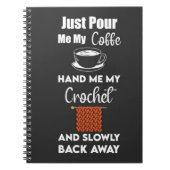 Grappige gehaakte geschenken garen haken haken notitieboek (Voorkant)