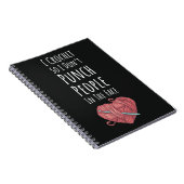 Grappige gehaakte geschenken voor haaksters vrouwe notitieboek (Rechterzijde)