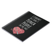 Grappige gehaakte geschenken voor haaksters vrouwe notitieboek (Linkerzijde)