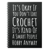 Grappige gehaakte geschenken voor mannen hakselaar notitieboek (Voorkant)