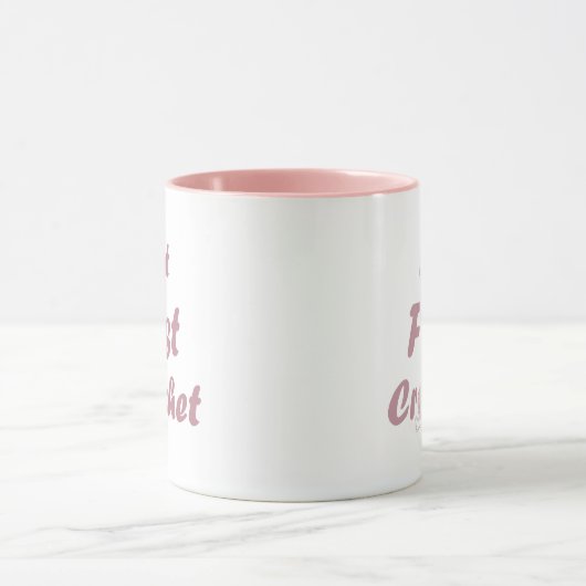 Grappige gehaakte gezegde breien offerte mok (Midden)